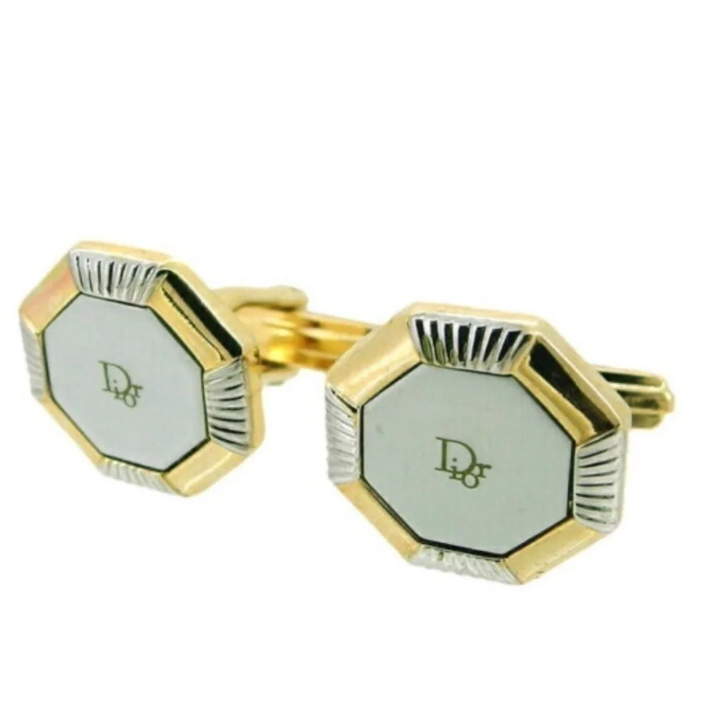Dior cufflinks octagonal